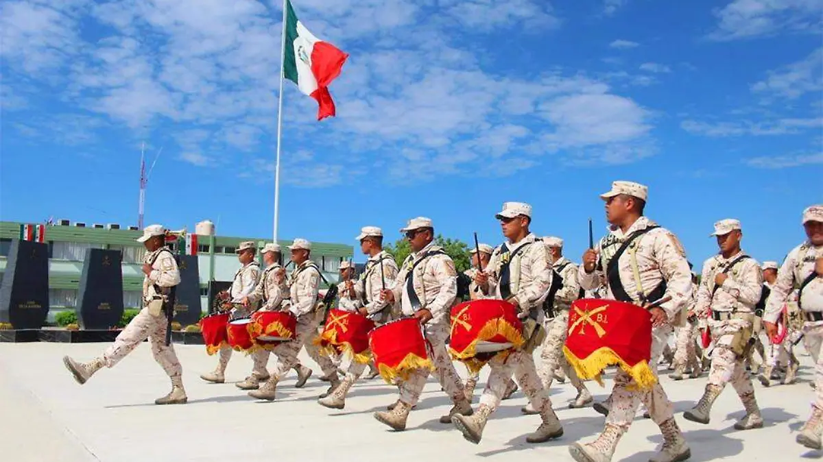 Ejercito se prepara para el desfile 1